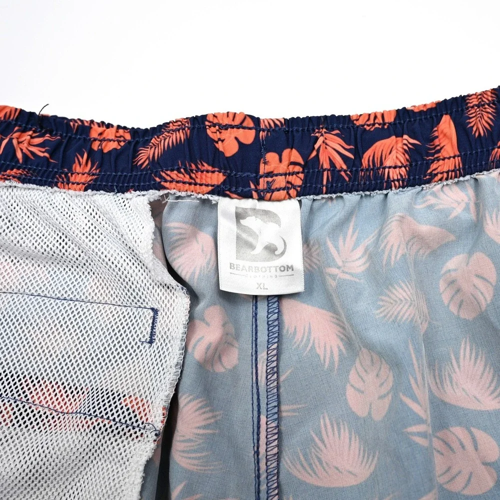 Bearbottom Swim Trunks Mens XL Geometric‎ Printed Beach Shorts Unlined 7